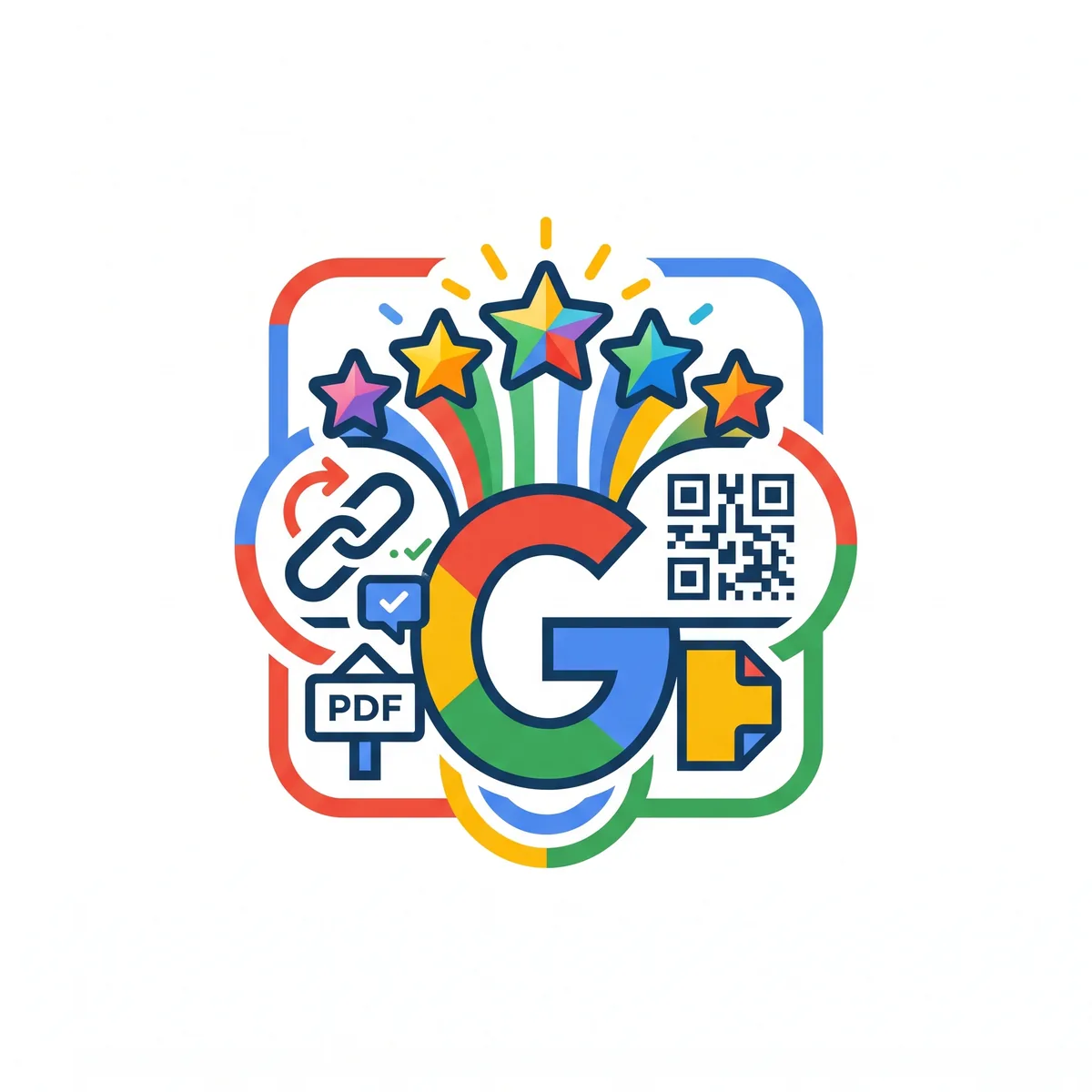 Captura del kit pedir reseñas Google IMPERO con link directo desde Place ID, plantillas email SMS WhatsApp, QR descargable y PDF imprimible