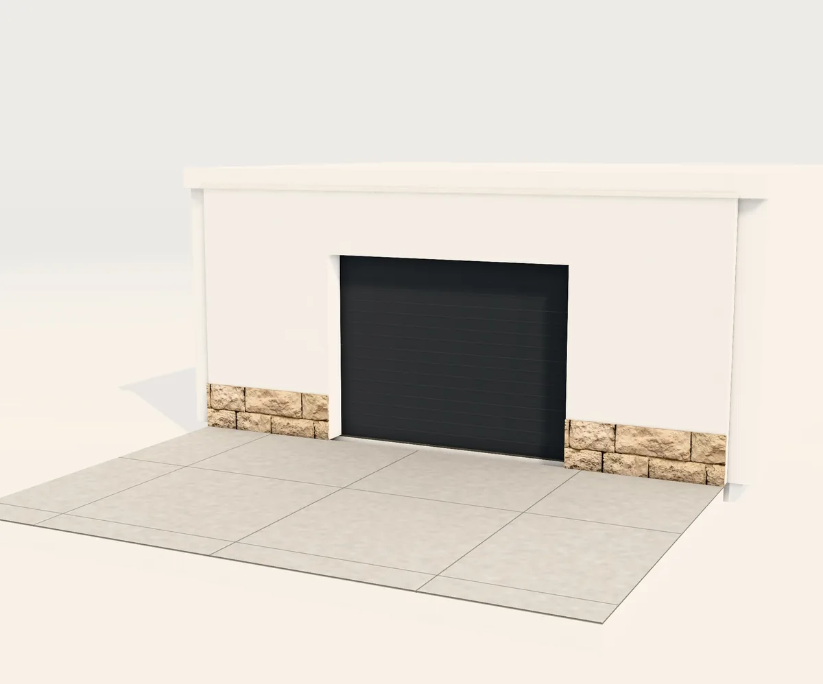 Puerta de garaje en el configurador 3D