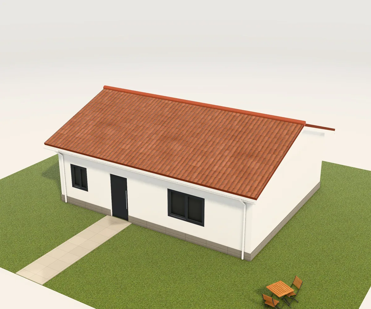 Tejado en el configurador 3D